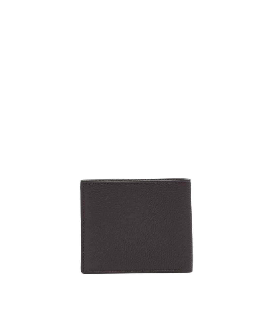 TOM FORD Коричневый кожаный кошелек, фото 3