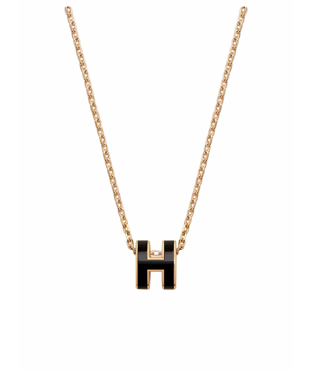 HERMES Черная подвеска, фото 1