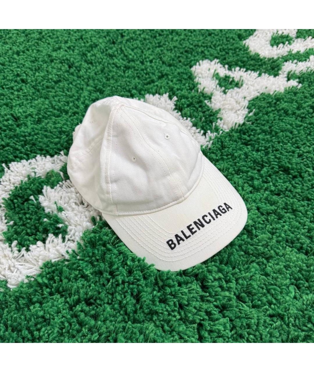 BALENCIAGA Белая кепка/бейсболка, фото 3