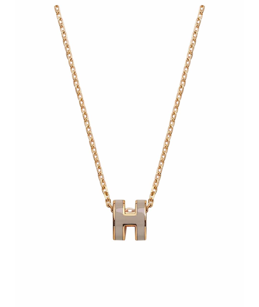 HERMES Серая подвеска, фото 1