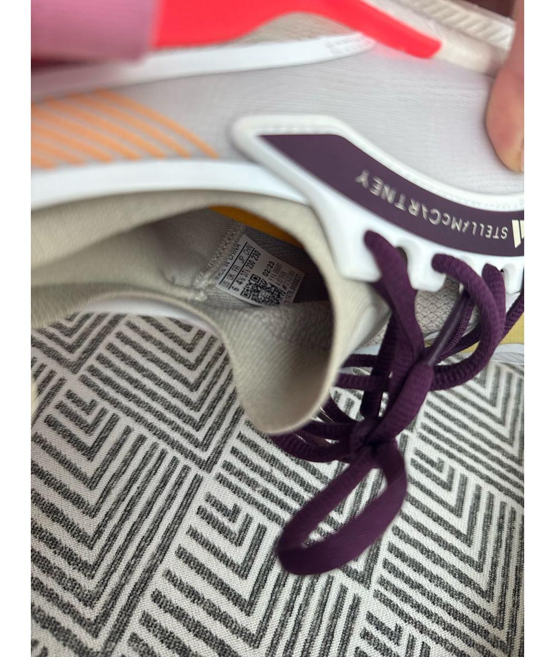 ADIDAS BY STELLA MCCARTNEY Бежевые текстильные кроссовки, фото 5