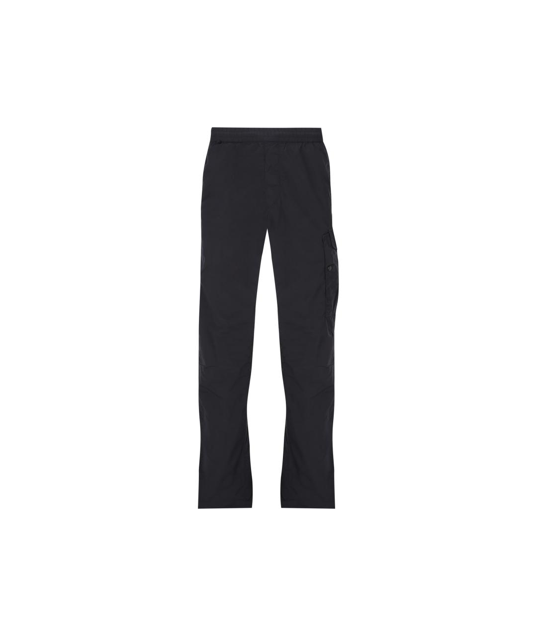 CP COMPANY Темно-синие полиамидовые повседневные брюки, фото 4