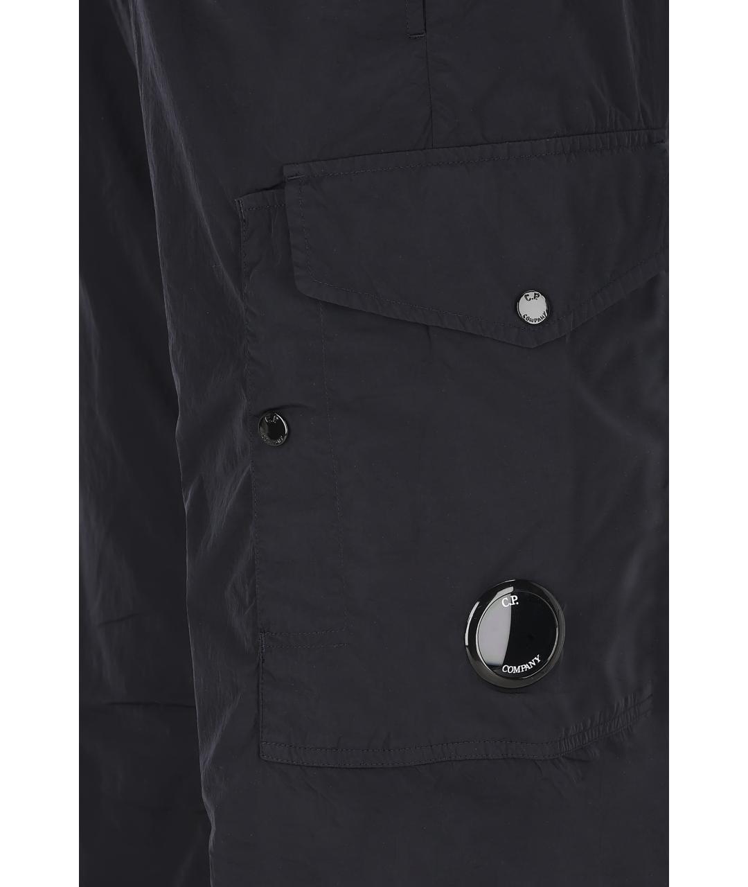 CP COMPANY Темно-синие полиамидовые повседневные брюки, фото 2