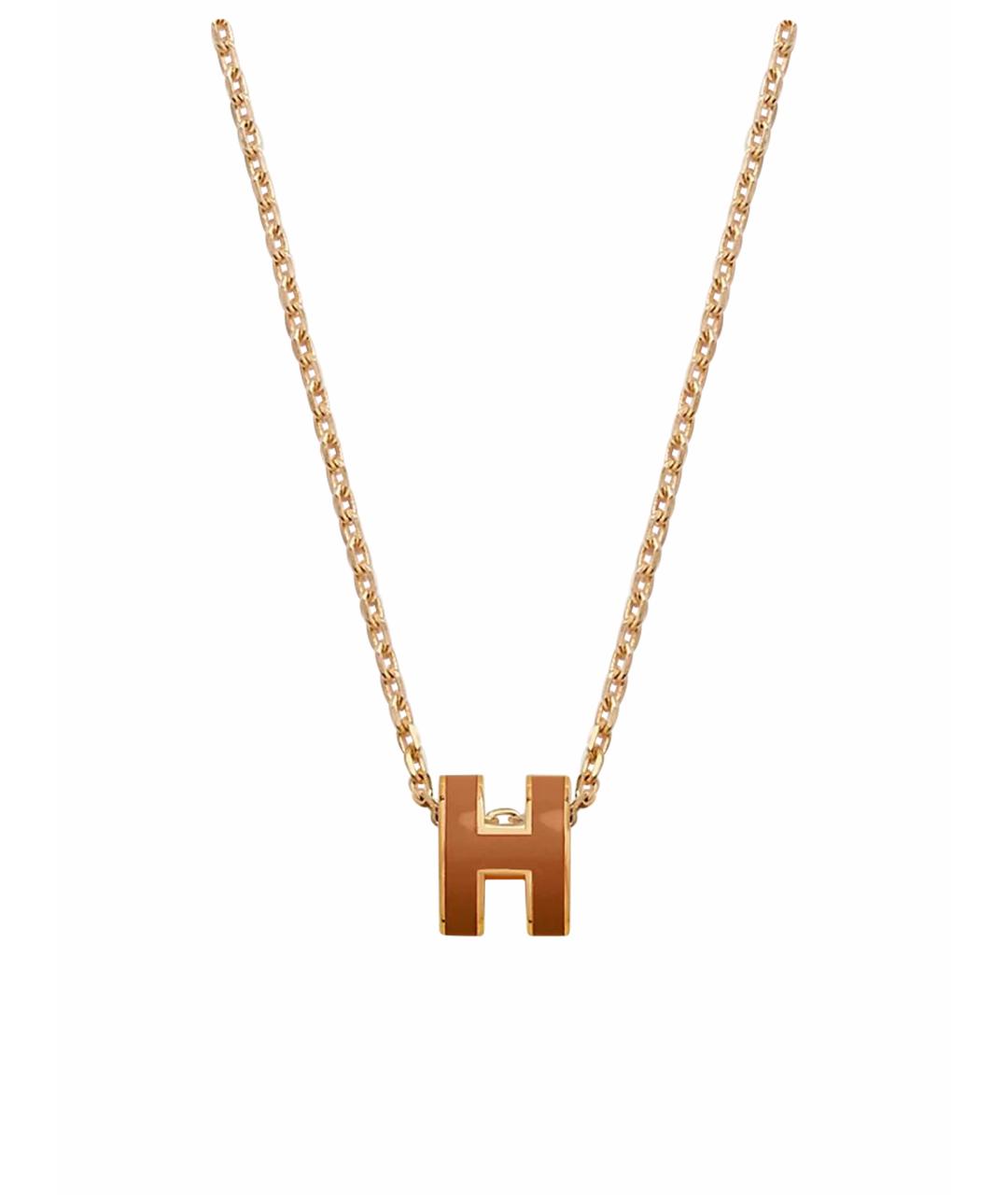 HERMES Коричневая подвеска, фото 1