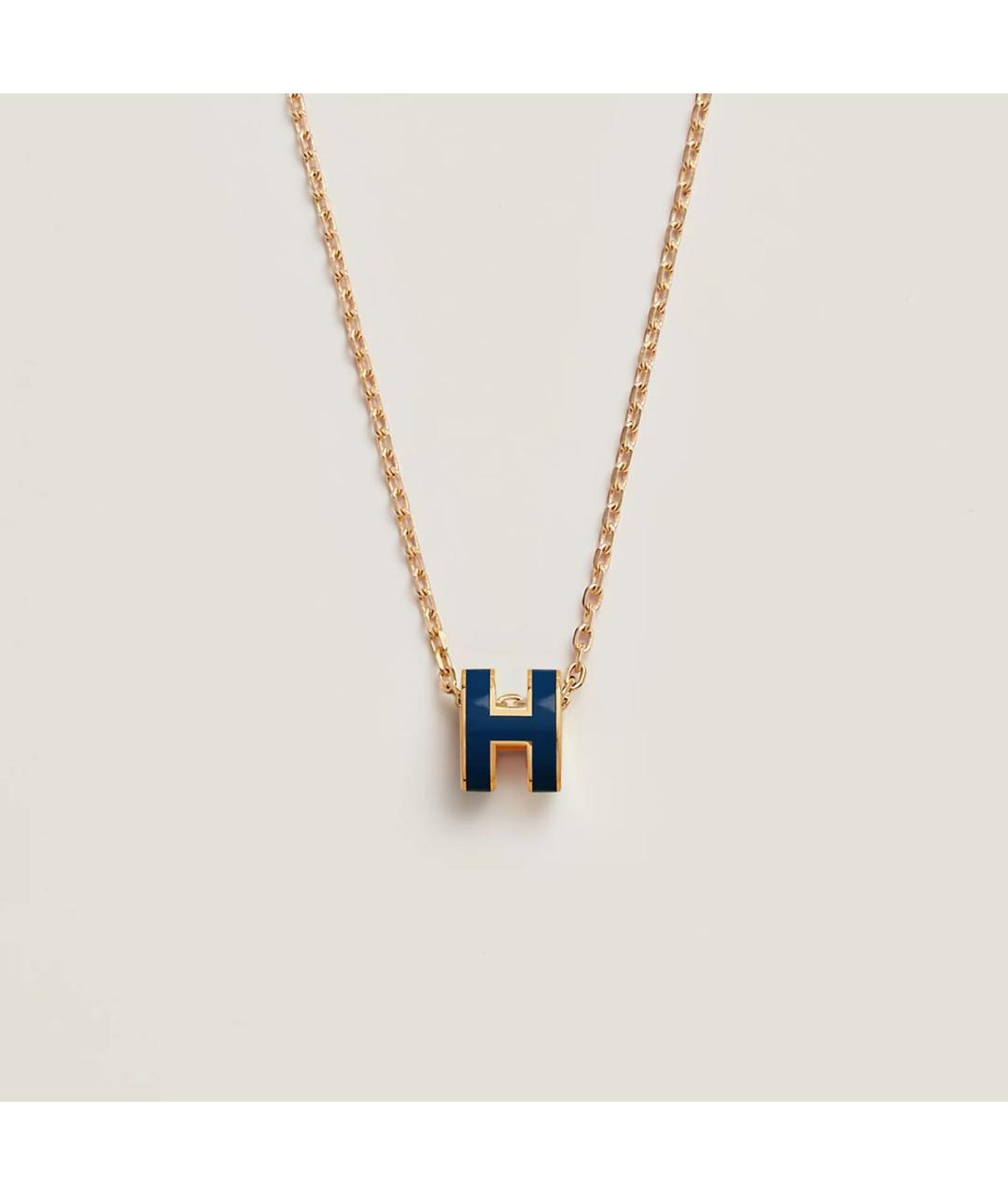 HERMES Темно-синяя подвеска, фото 3
