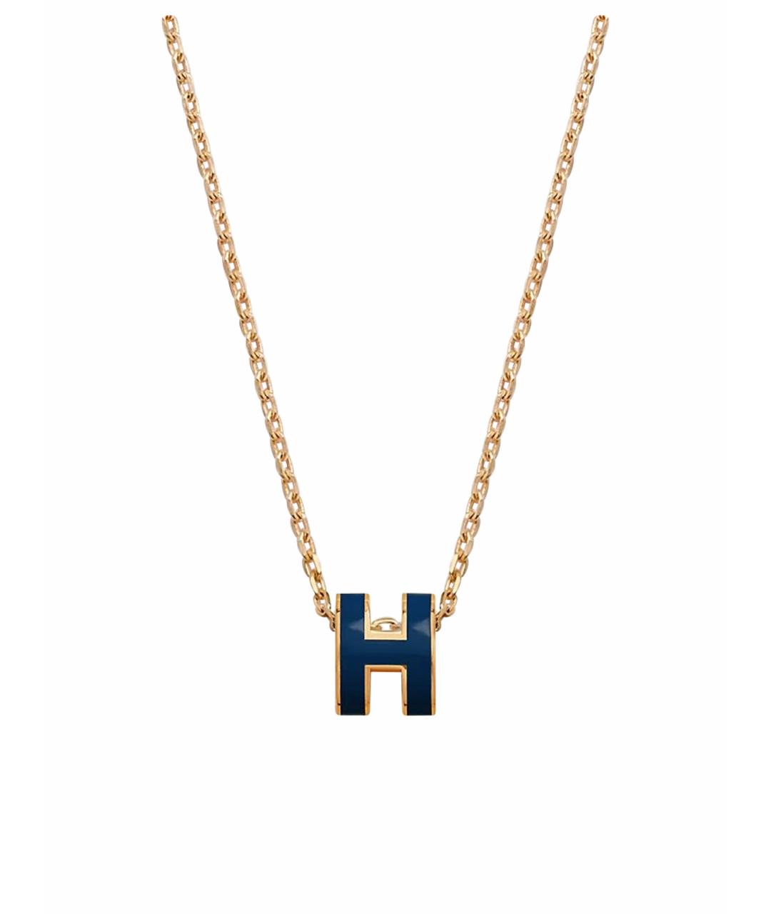 HERMES Темно-синяя подвеска, фото 1