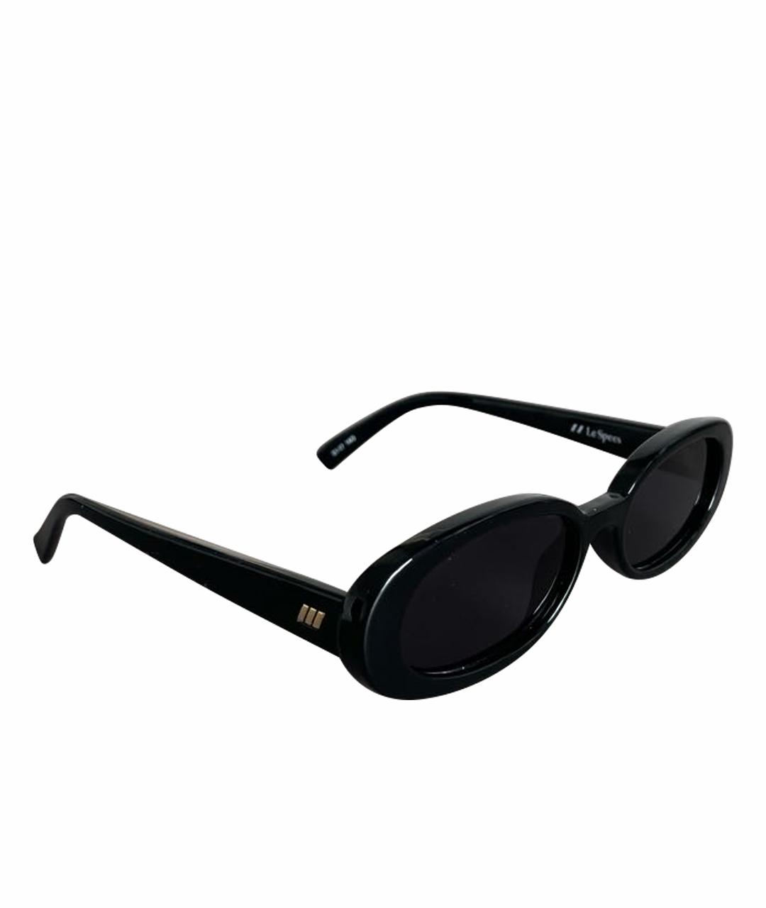 LE SPECS Черные пластиковые солнцезащитные очки, фото 1