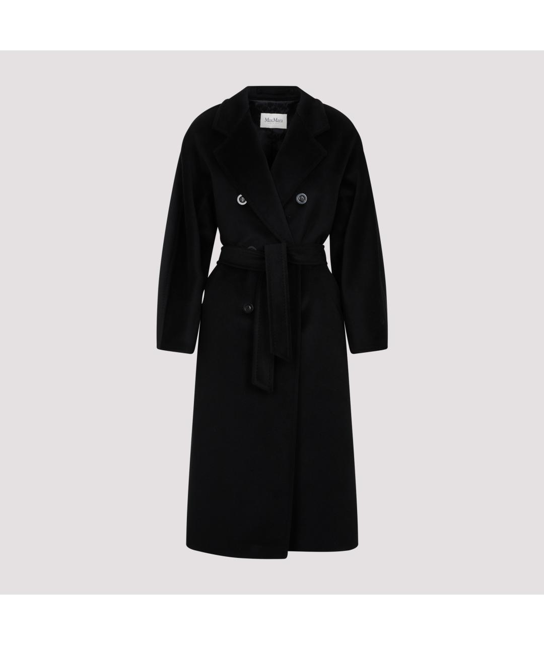 MAX MARA Черное кашемировое пальто, фото 4