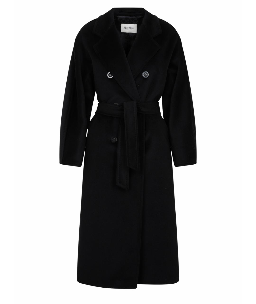 MAX MARA Черное кашемировое пальто, фото 1