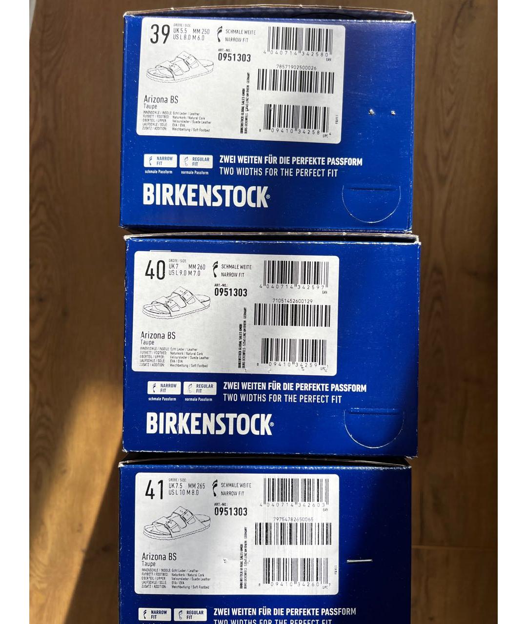 BIRKENSTOCK Бежевые замшевые босоножки, фото 4