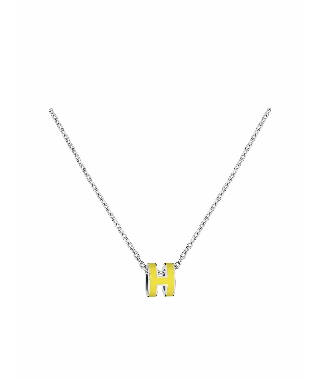 HERMES Желтая подвеска, фото 1