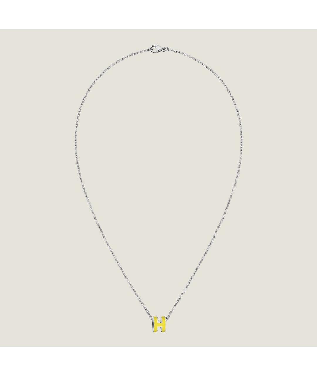 HERMES Желтая подвеска, фото 2