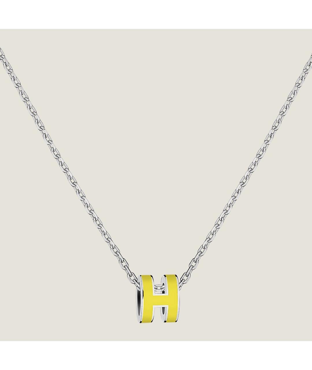 HERMES Желтая подвеска, фото 3