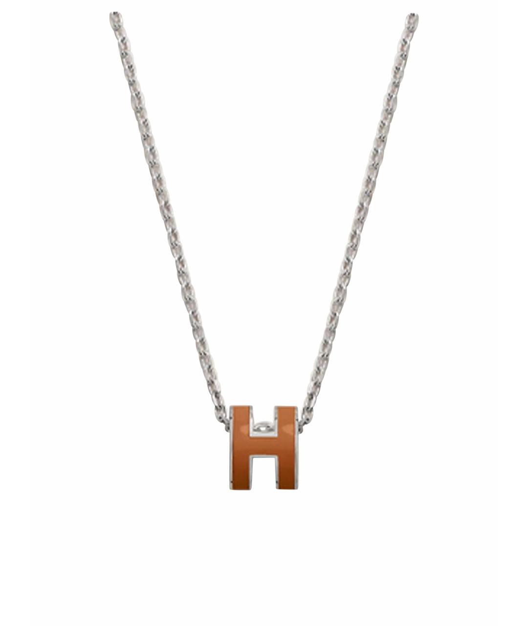 HERMES Коричневая подвеска, фото 1