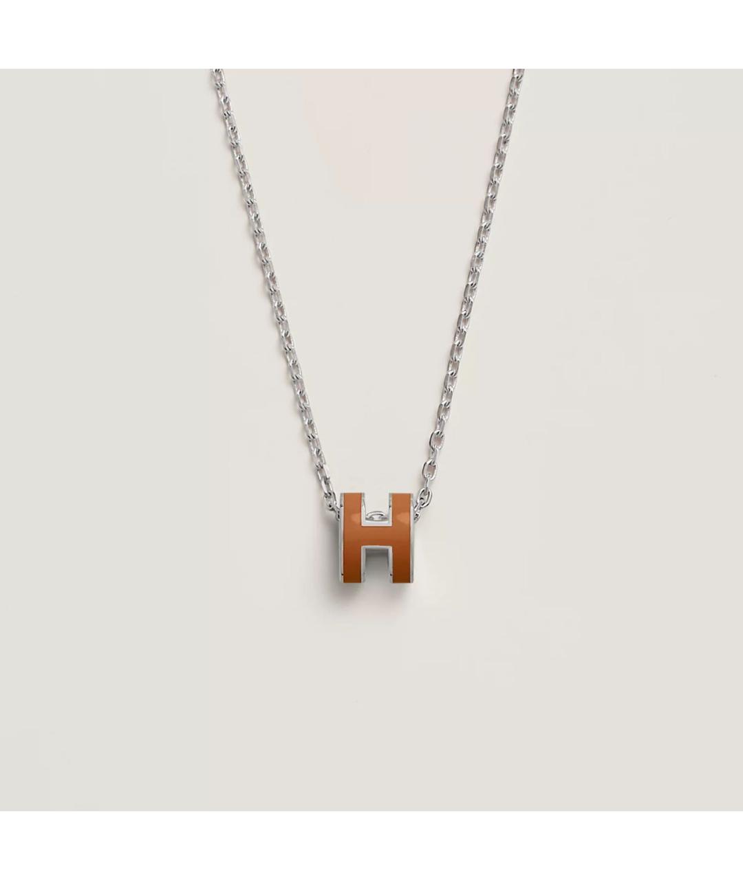 HERMES Коричневая подвеска, фото 3