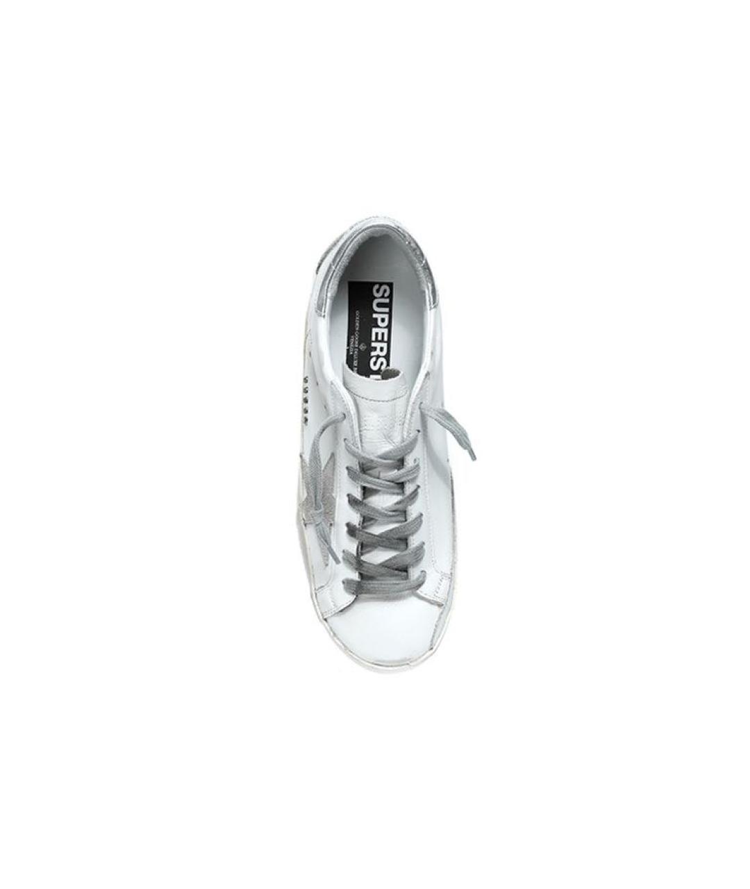 GOLDEN GOOSE DELUXE BRAND Белые кожаные кеды, фото 4