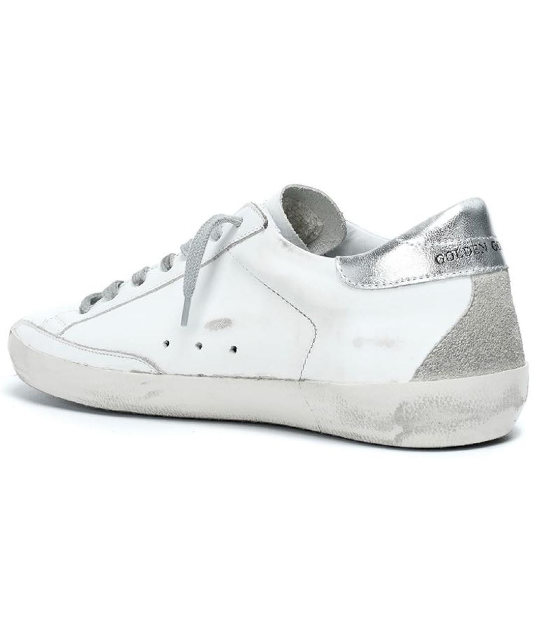 GOLDEN GOOSE DELUXE BRAND Белые кожаные кеды, фото 3