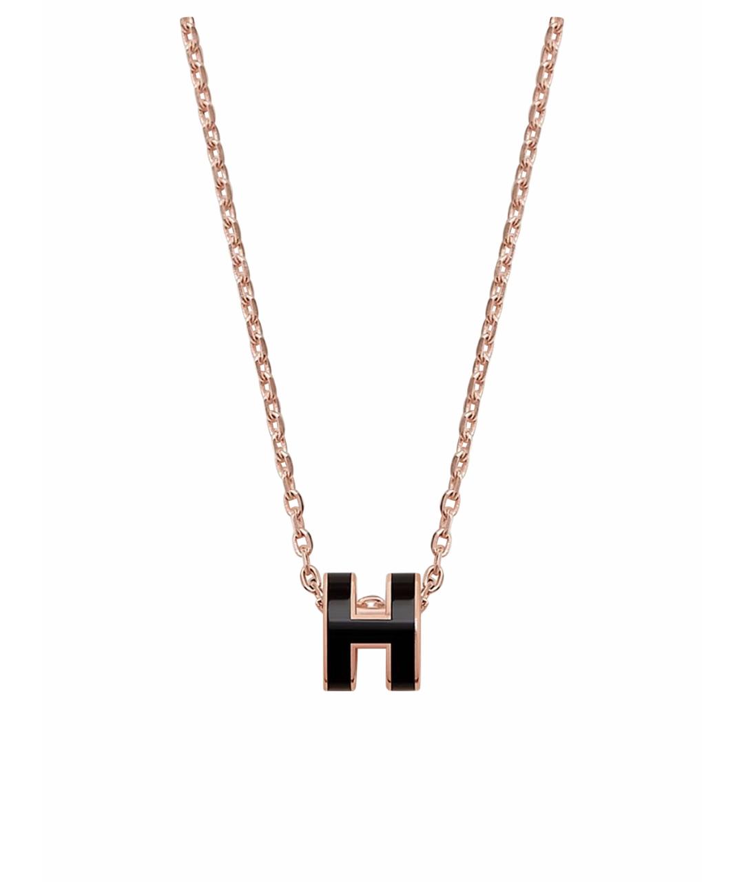 HERMES Черная подвеска, фото 1