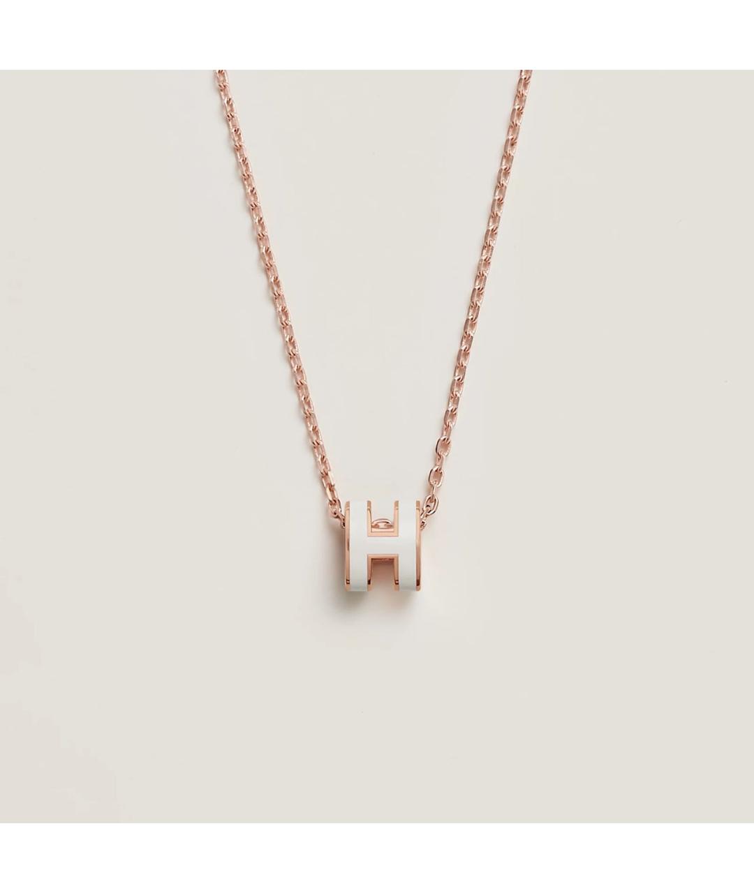 HERMES Белая подвеска, фото 3