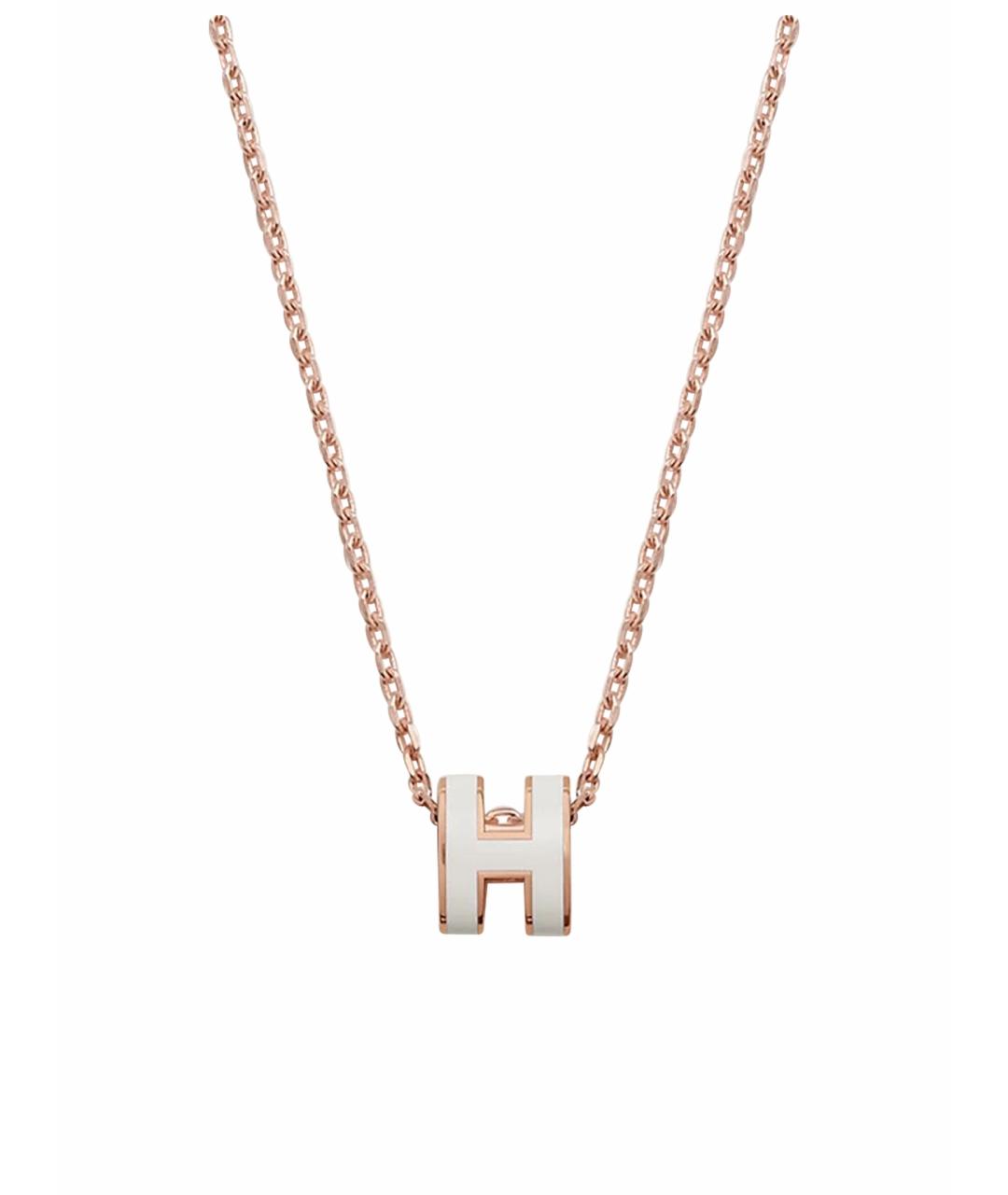 HERMES Белая подвеска, фото 1