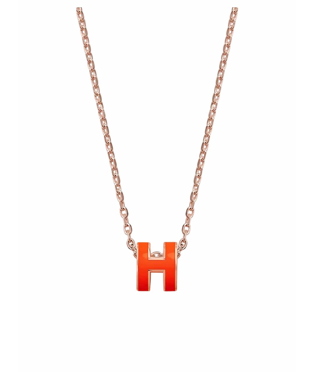 HERMES Оранжевая подвеска, фото 1