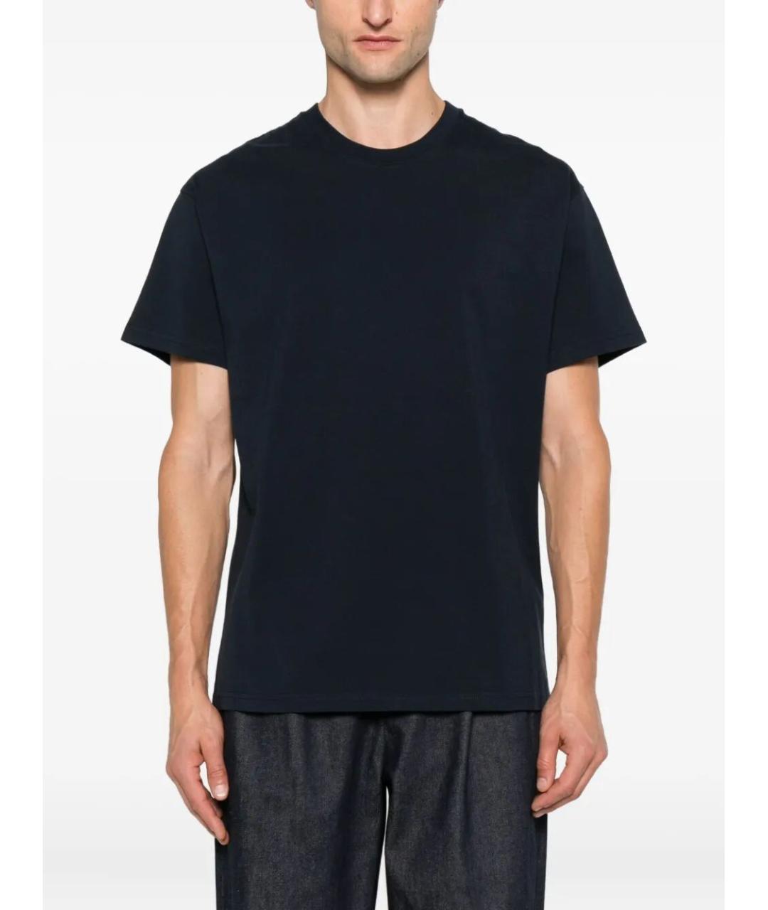 GIVENCHY Темно-синяя хлопковая футболка, фото 2