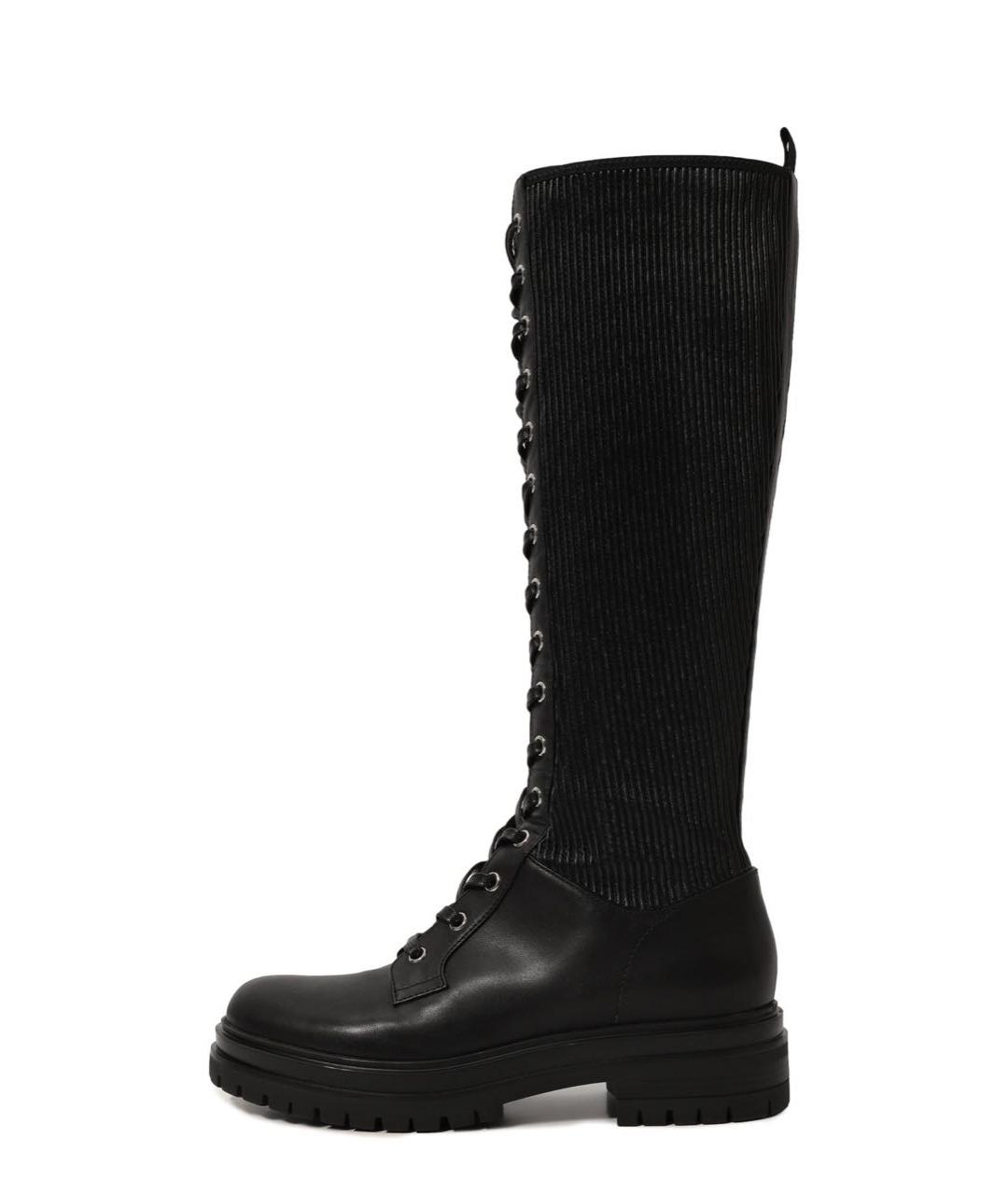 GIANVITO ROSSI Черные кожаные сапоги, фото 9