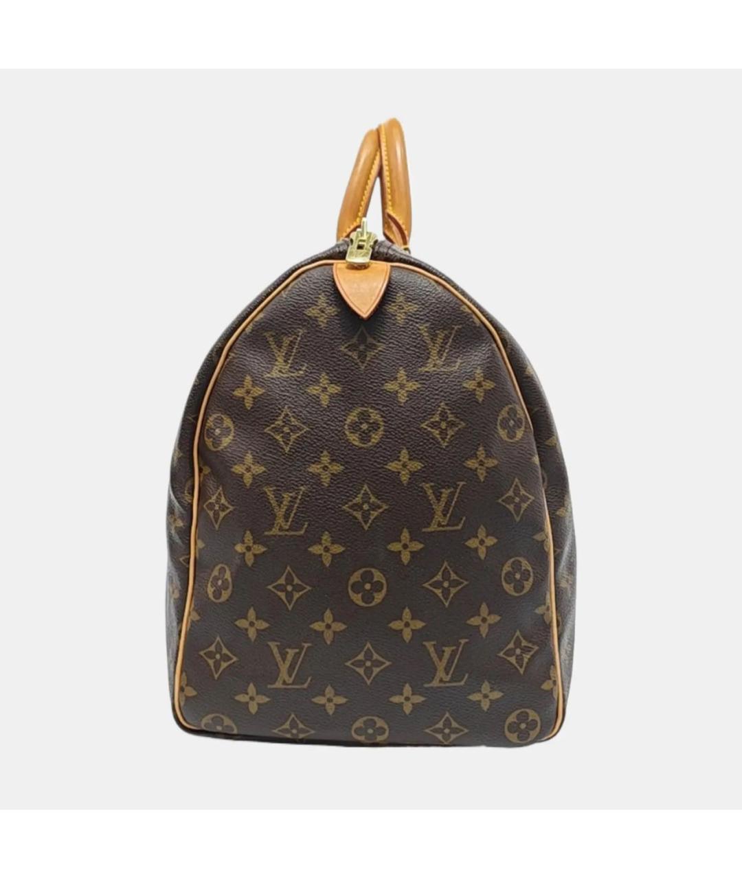 LOUIS VUITTON Коричневая кожаная дорожная/спортивная сумка, фото 2