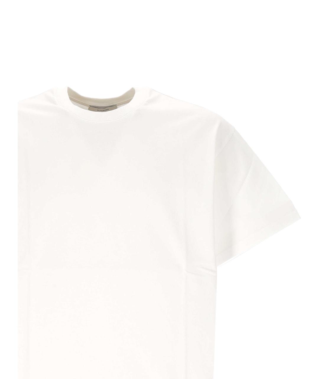 GIVENCHY Белая хлопковая футболка, фото 2