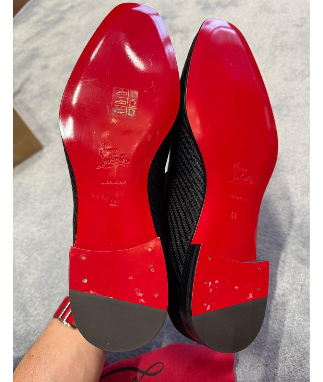 CHRISTIAN LOUBOUTIN Черные туфли, фото 5