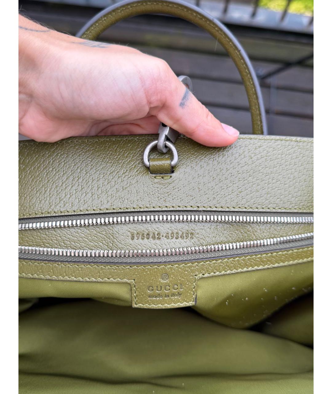 GUCCI Тканевая сумка тоут, фото 3
