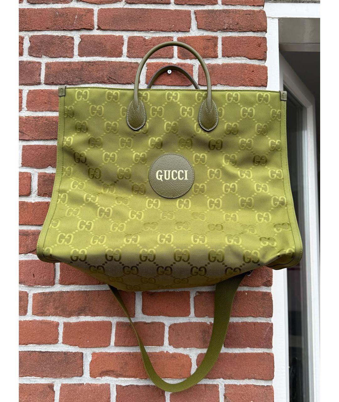 GUCCI Тканевая сумка тоут, фото 9