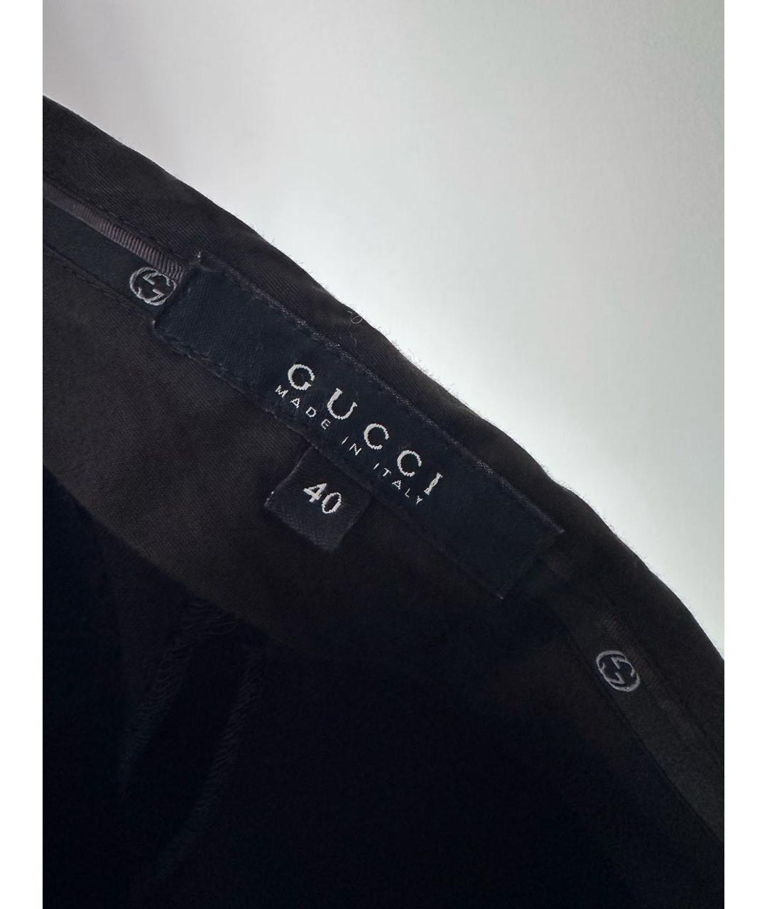 GUCCI Темно-синий велюровый костюм с брюками, фото 4