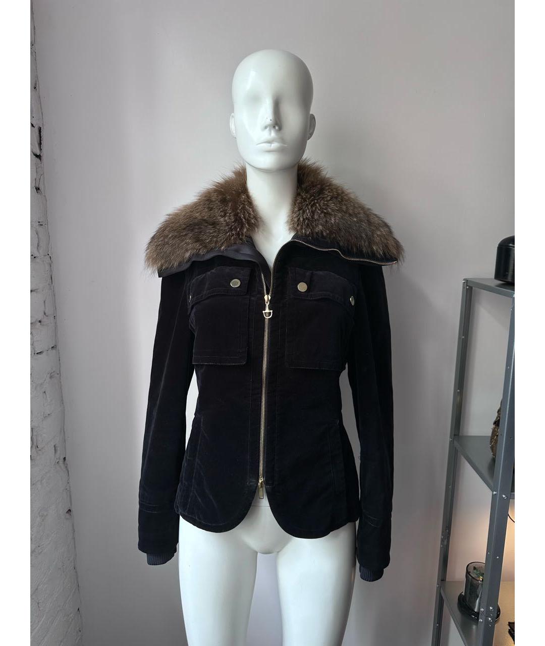 GUCCI Темно-синий велюровый костюм с брюками, фото 9