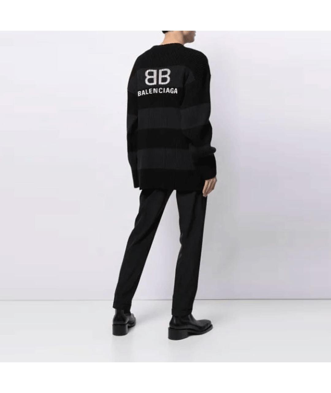 BALENCIAGA Черный джемпер / свитер, фото 4