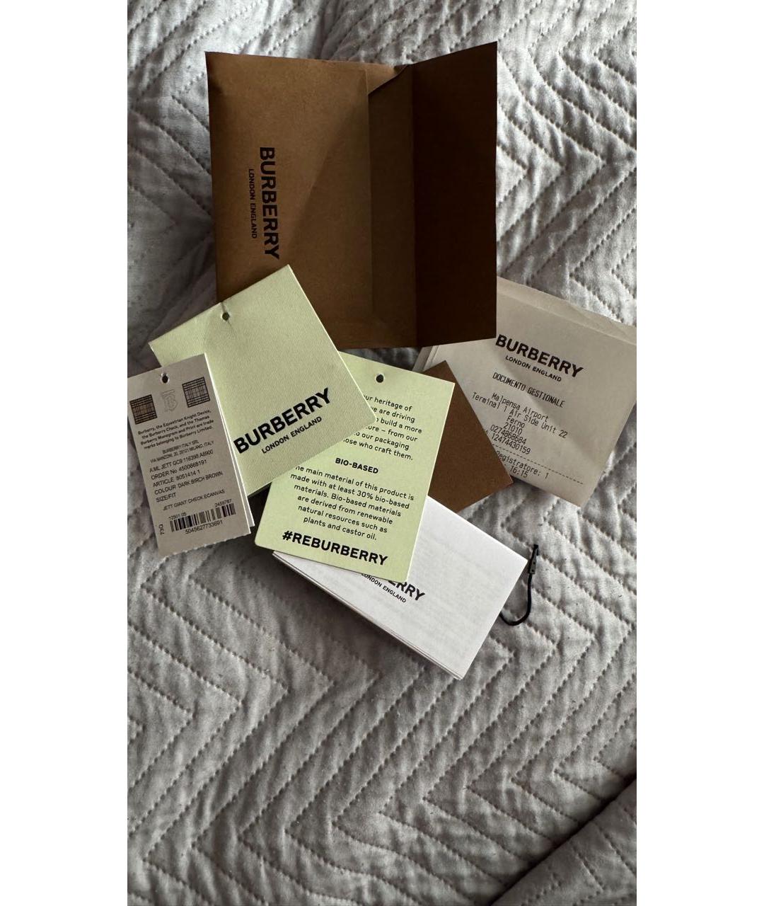 BURBERRY Коричневый рюкзак, фото 5