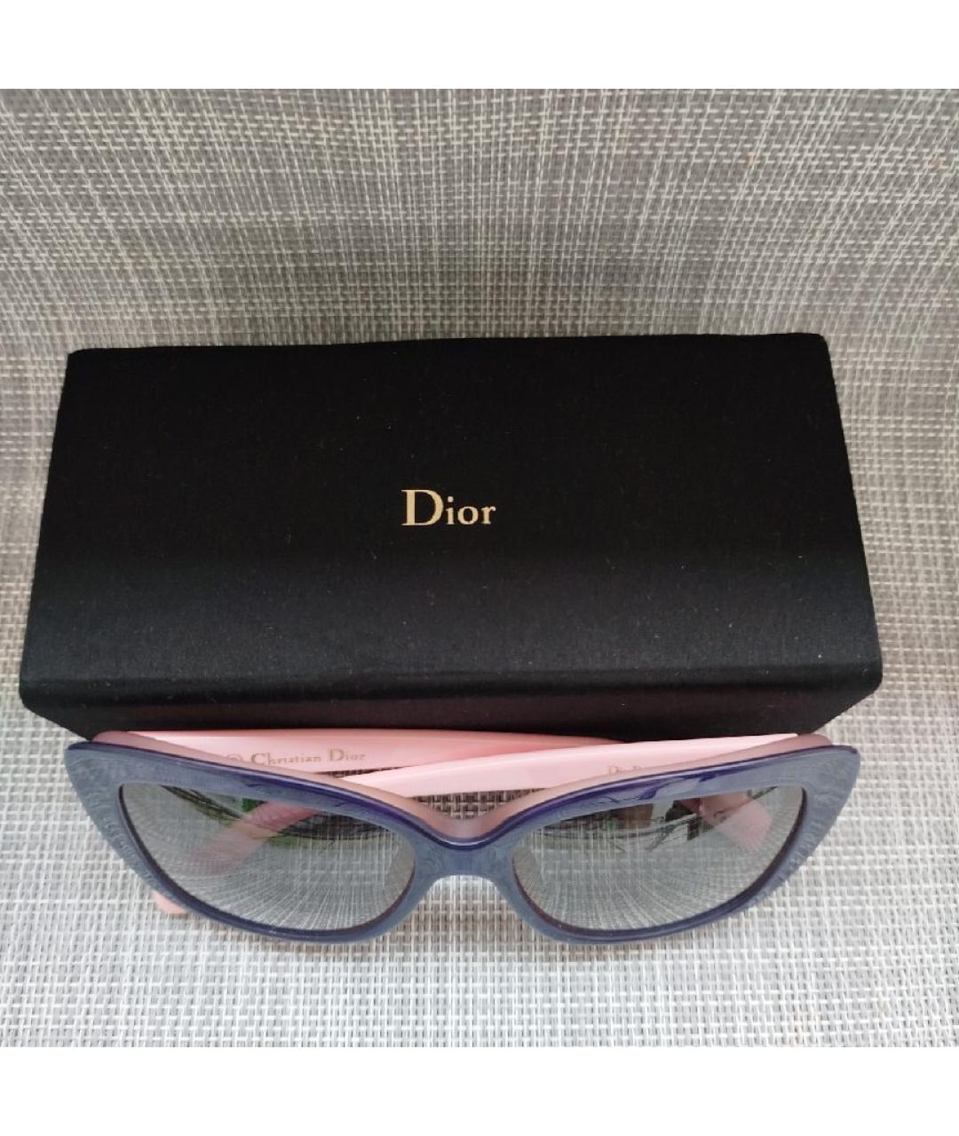 CHRISTIAN DIOR Мульти пластиковые солнцезащитные очки, фото 6
