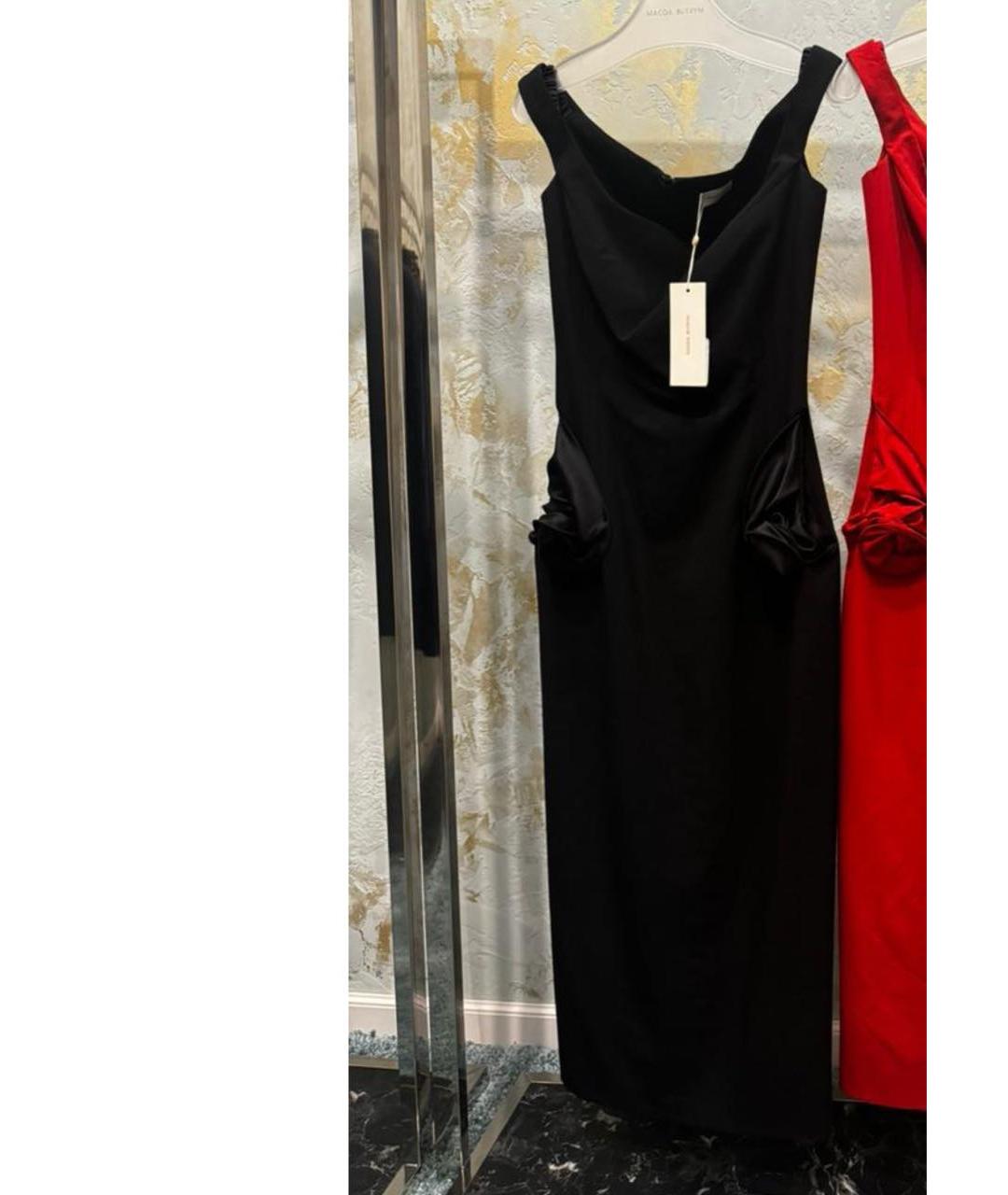 MAGDA BUTRYM Черное коктейльное платье, фото 5
