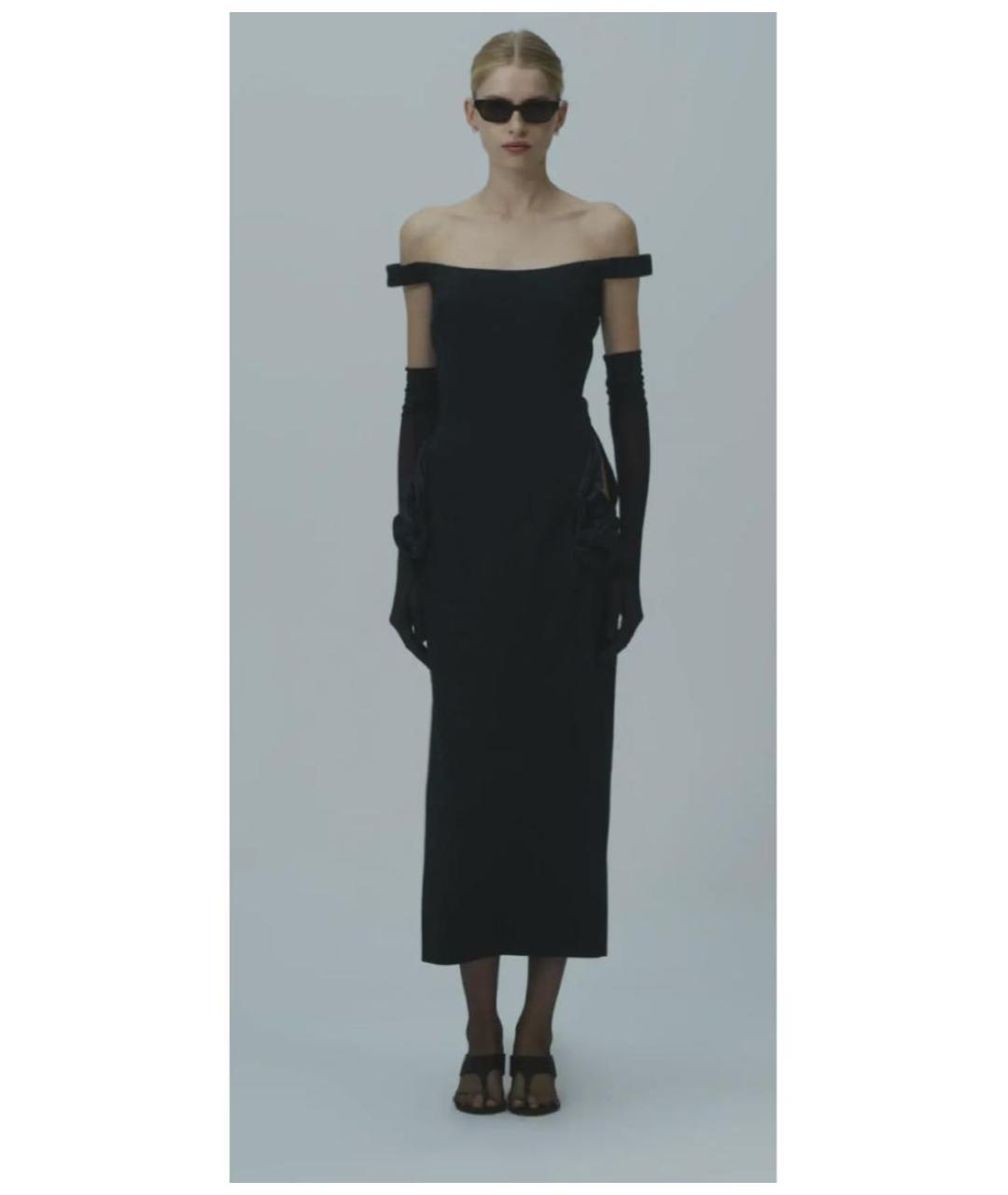 MAGDA BUTRYM Черное коктейльное платье, фото 2