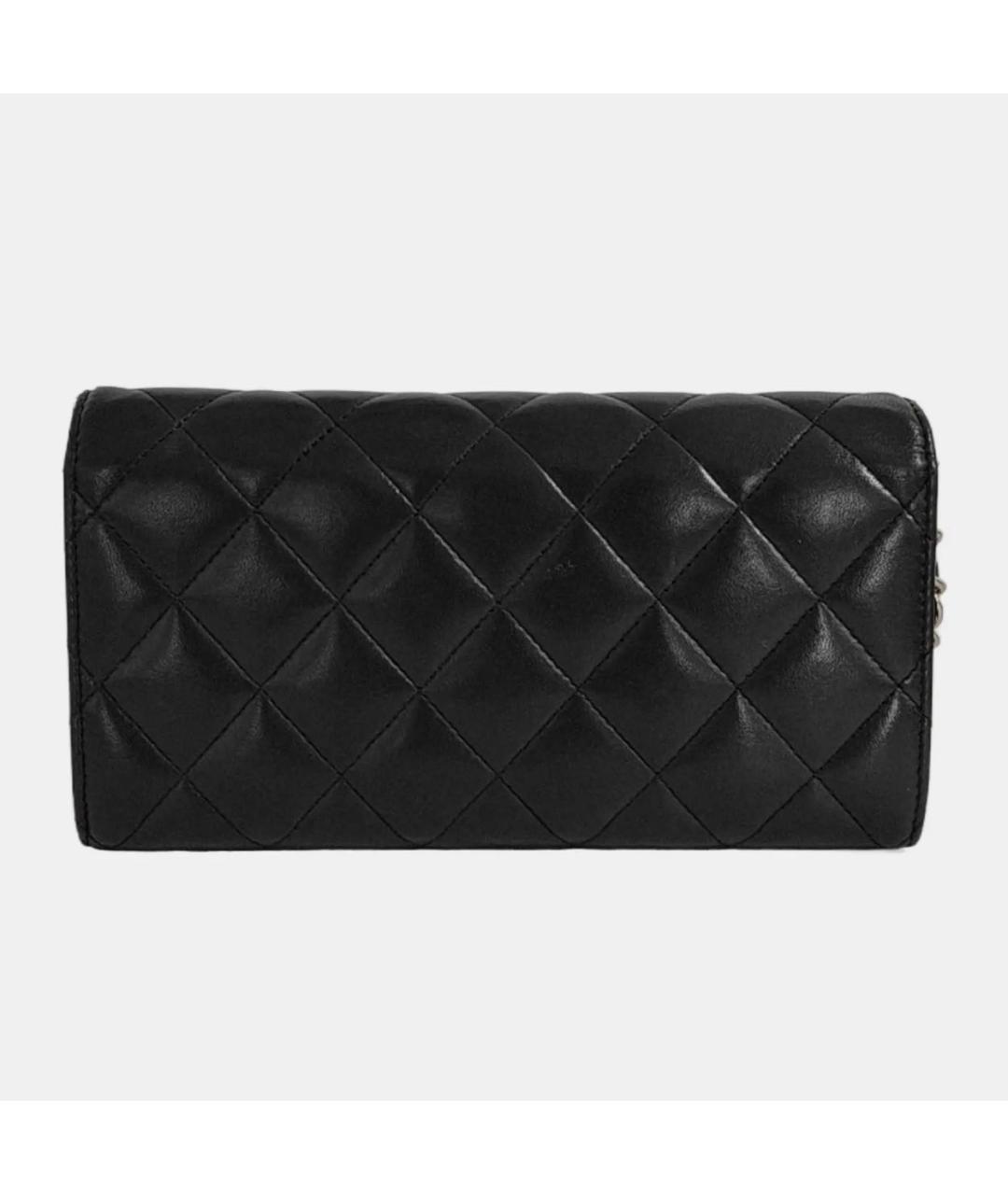 CHANEL Черная кожаная сумка через плечо, фото 4