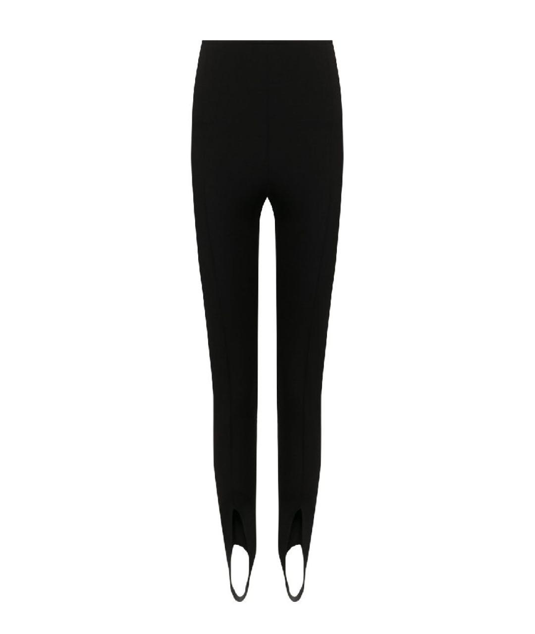 SAINT LAURENT Черные вискозные брюки узкие, фото 1