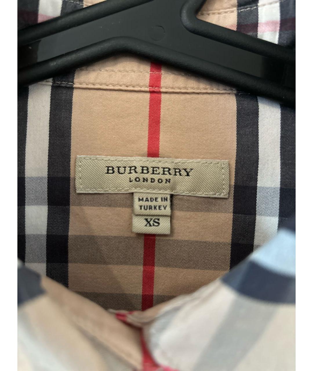 BURBERRY Хлопковая рубашка, фото 4