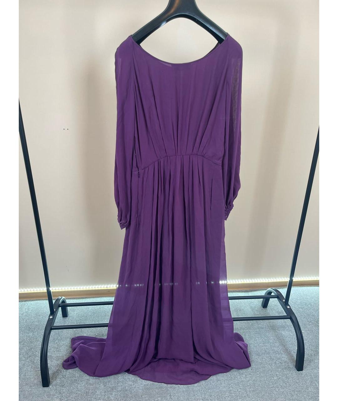 EMILIO PUCCI Фиолетовое шелковое вечернее платье, фото 2