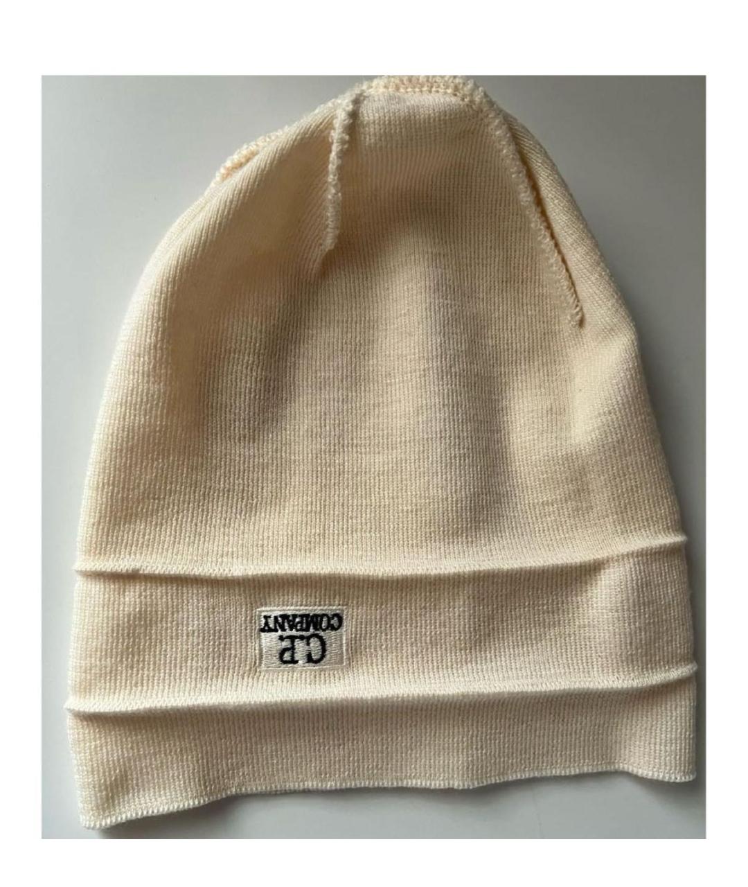 CP COMPANY Бежевая шерстяная шапка, фото 3