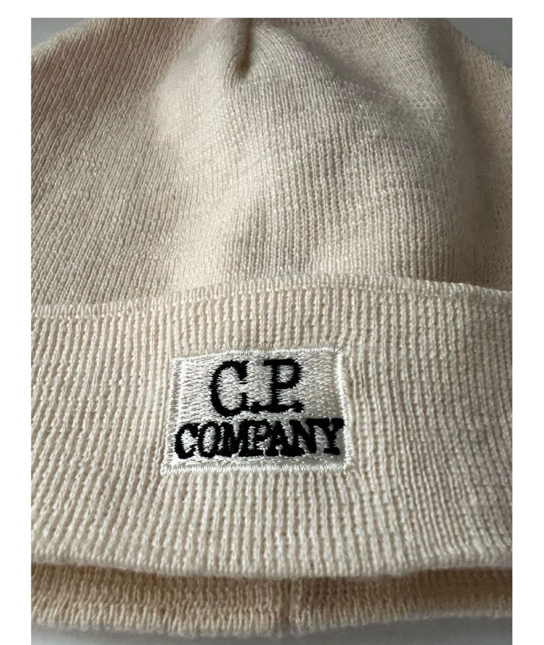 CP COMPANY Бежевая шерстяная шапка, фото 2