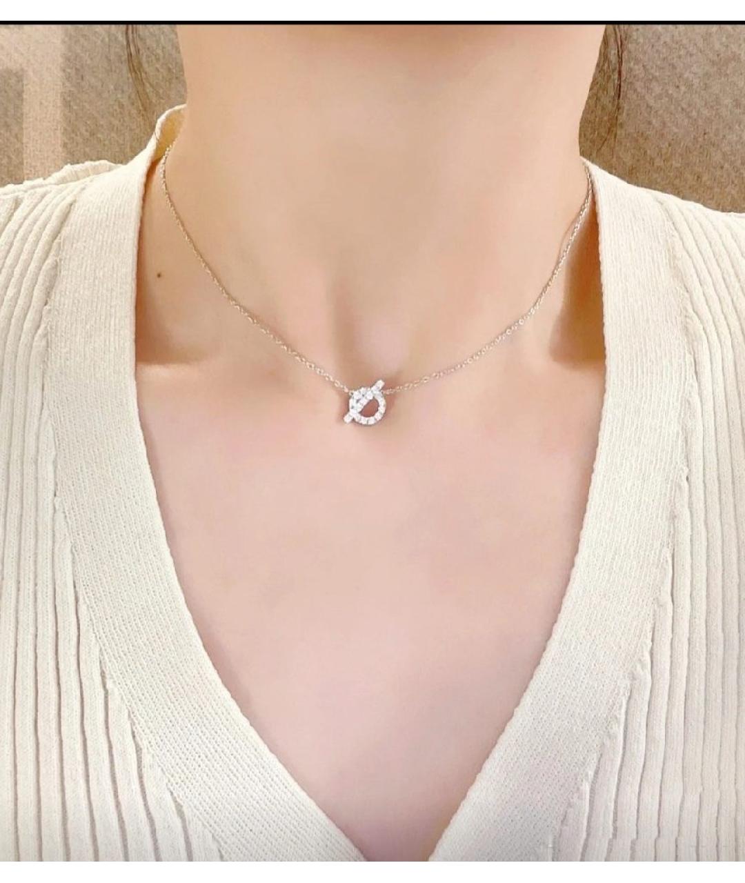 HERMES Золотая подвеска, фото 5