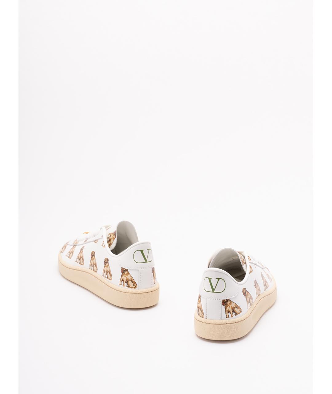 VALENTINO Мульти кожаные кеды, фото 3