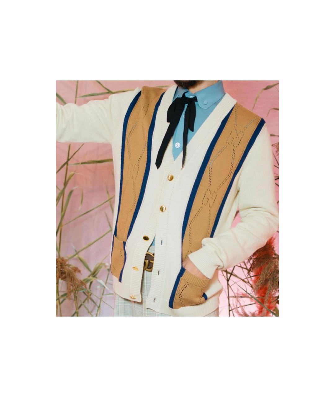 GUCCI Черный шелковый галстук, фото 3