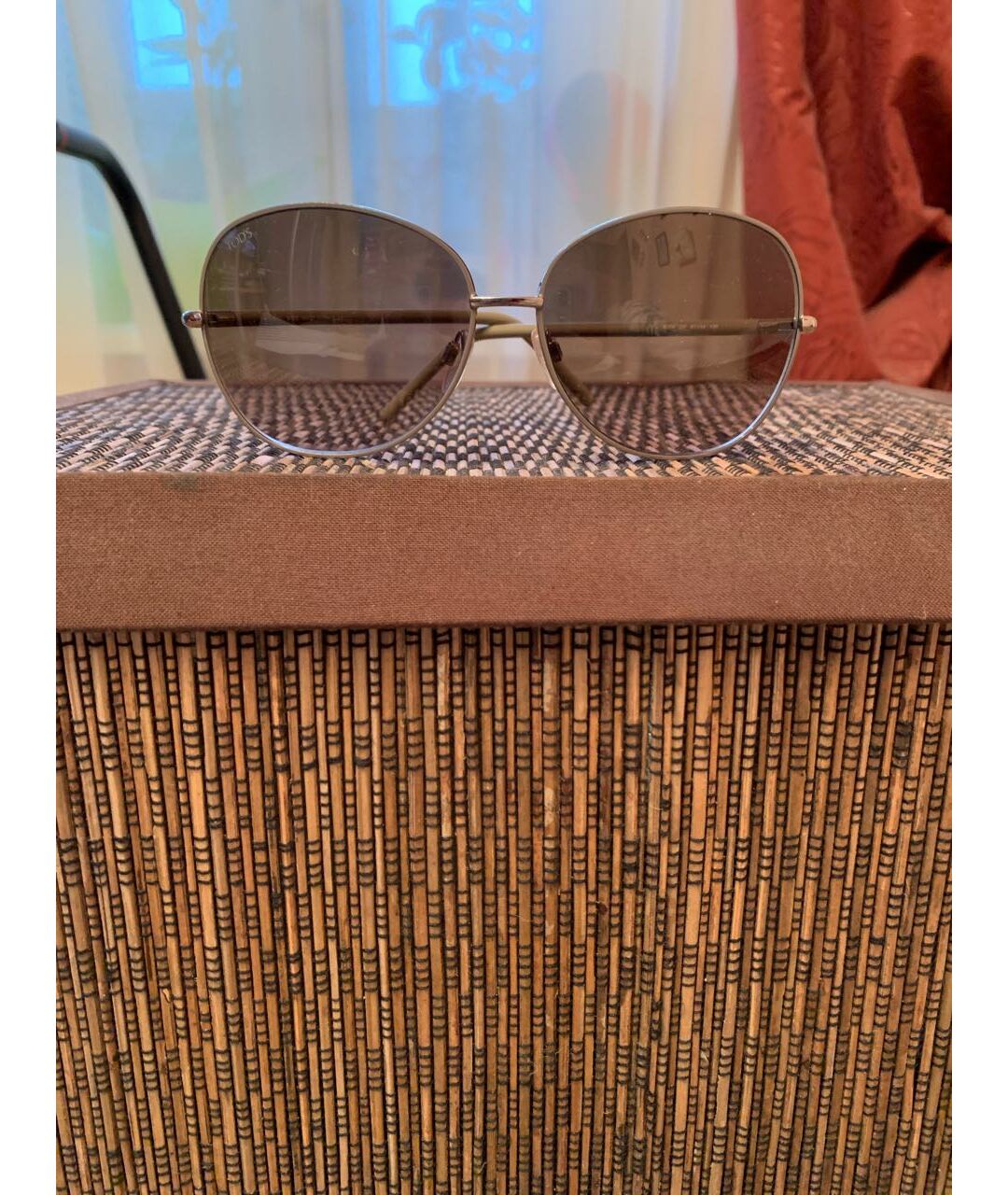 TOD'S Серые пластиковые солнцезащитные очки, фото 9