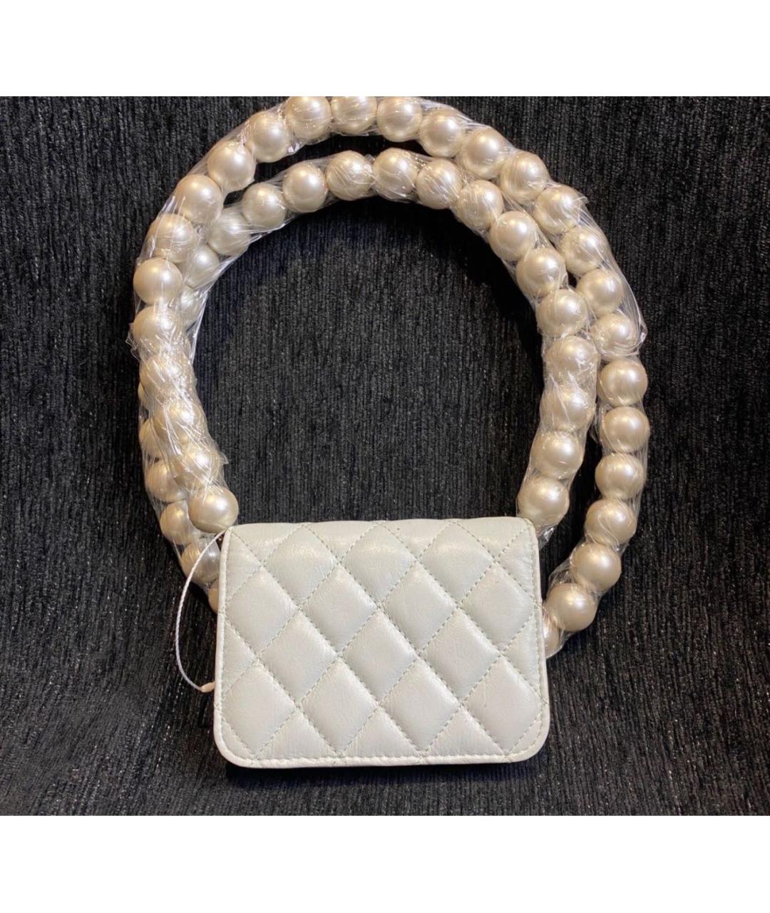 CHANEL Голубая кожаная сумка через плечо, фото 2